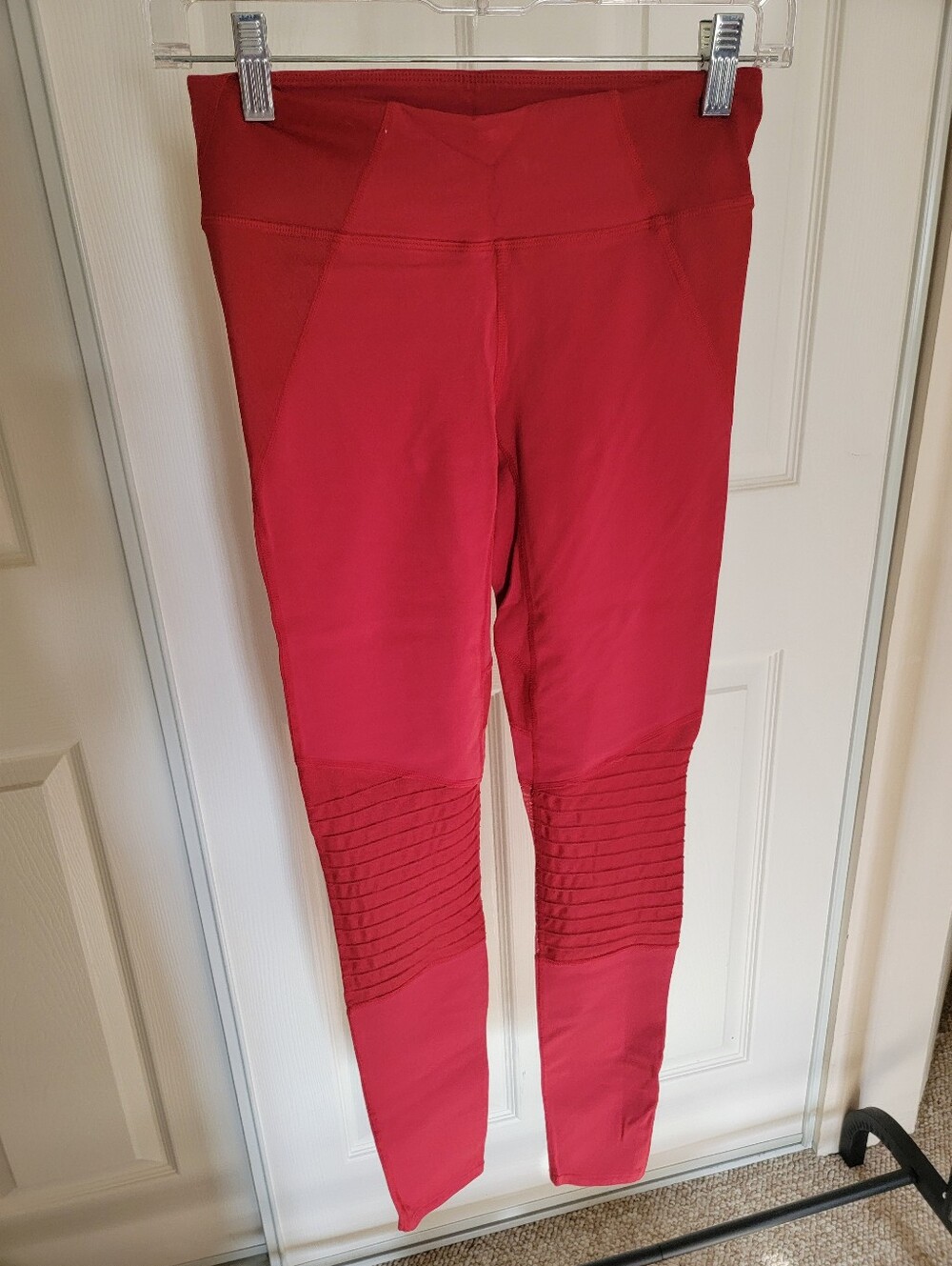 Joy Lab XS Red High-Waist Moto Leggings - Women